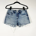 Frame Denim Le Grand Garcon Cotton Distressed Cut Off Mini Jeans Hideaway 26. Fixed Price $22.50.