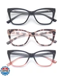 Highlike 3-PACK Reading Glasses For Women Stylish Oprah Cat-eye Spring Hinge. Fixed Price $20.00.