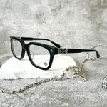 Retro Gothic Cross Eyeglass Frame Black Thick Square Glasses. Fixed Price $159.99.