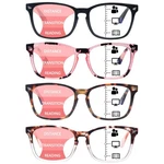 Sigvan 4-PACK Progressive Multifocus Reading Glasses Women Blue Light Block. Fixed Price $32.98.