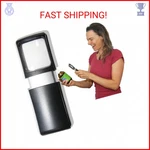 Small-magnifying-glass With Led-light 3X Lighted-pocket Easy Magnifier -hand Hel. Fixed Price $19.67.