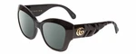 Gucci GG0808S Women Cateye Designer Polarized Sunglasses Black Chevron Gold 53MM. Fixed Price $279.96.