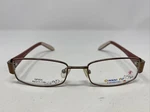Gianni Po GP955 Copper 49-17-135 Brown/silver Full Rim Eyeglasses Frame &D14. Fixed Price $35.00.