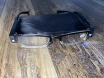 Sharper Image Led Lighted Reading Glasses +3.00 Magnification W/ Pouch. Fixed Price $13.99.