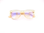 Caddis Eye Appliances Reading Glasses, The Miklos 2.00 Crystal Peach, 52-20-145. Fixed Price $49.99.