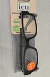 Icu Eco Eyewear Men Reading Glasses Spring Hinge Black With Case - Pick Strength. Fixed Price $6.88.