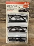 Optique By Foster Full-rim Frame Classic Reading Glasses 3 Pack +2.50 New. Fixed Price $17.00.