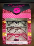 Betsey Johnson Reading Glasses +1.50 Readers 3 Pack Catseye Black Tortoise Pink. Fixed Price $15.79.