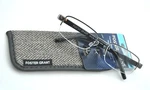Foster Grant " Lyden Gun Gray Reading Glasses 53/18-137 W/ Case Pick Diopter. Fixed Price $12.99.