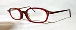 Eyeworks Mr. Ray - Asian Eyeglass Frames Nos From 2000, Cherry Tonic 295. Fixed Price $19.99.