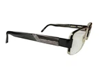 Eddie Bauer Men's Reading Glasses Frame 8270 Black Grey Stripe W/hard Case. Fixed Price $29.00.