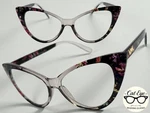 Classic 60'S Retro Cat Eye Style Reading Glasses Readers Floral Frame +2.00. Fixed Price $13.94.