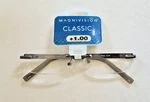 Foster Grant Magnivision Unisex Blake Gun Rimless Eyeglasses +1.00 Msrp $25 Nwt. Fixed Price $19.99.