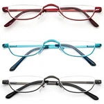 Dxyxyo 2.5+ Small Half Frame Reading Glasses Women 3-PACK Metal Readers. Fixed Price $28.32.
