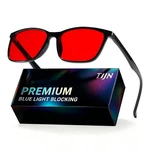 Tijn Sleep Glasses For 99.9% TR90 Blue Green Light Medium, 02-RED Lens/black. Fixed Price $27.32.