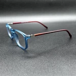 Optix 55 OX-99108 Eyeglasses Frame Blue Brown Flex 51-17-140 Euc. Fixed Price $11.00.
