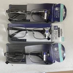 "3 Pair" Foster Grant Ti-tech Hyper-flex TI100 2.75 Dgn Reading Glasses Readers. Fixed Price $24.95.