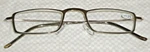 Unisex Women Eyekepper +1.25 Reading Glasses Half Narrow Frame Readers. Fixed Price $17.97.