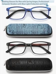 Raoog Reading Glasses 4.00 For Women W/ Spring Hinges Blue Light Pro. Fixed Price $10.99.