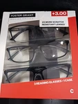 Design Optics Foster Grant Reading Glasses Pack +3.00 New. Fixed Price $11.99.
