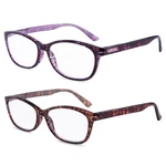 Eyeguard 2 Pairs Reading Glasses For Women Ultra Clear Spring Hinge Readers +.... Fixed Price $23.66.