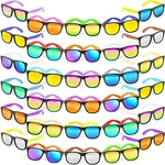 32 Pack Sunglasses Bulk With Uv Protection 16 Colors Neon 80S Retro Plastic. Fixed Price $45.49.