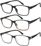 Reading Glasses 3 Pair Stylish Quality Readers Spring Hinge For. Fixed Price $11.99.