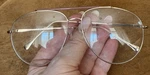 Aeropostale 0259 Clear Aviator Reader Glasses One Size Metal Frame. Fixed Price $25.00.