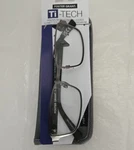 Foster Grant Ti-tech Reading Glasses Gun 55 17-140 With Case Pick Strength. Fixed Price $12.88.
