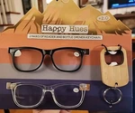 Happy Hues 2 Pairs Of Reading Glasses W/ Bottle Opener Keychain Black & Clear. Fixed Price $19.99.