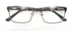 Foster Grant Kyne Gun Reading Glasses With Soft Case Readers Metal. Fixed Price $12.00.
