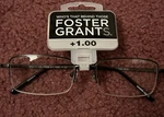 Foster Grant T22 Gun Titanium Reading Glasses Readers New. Fixed Price $12.99.