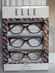 Elle Parisian Cat Eye Black Multi Tortoise Wine Readers Glasses +2.50 Nib. Fixed Price $29.74.