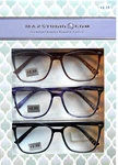 Maxstudio +2.50 Women's Premium Reading Glasses 3-PACK Readers New Authentic. Fixed Price $29.99.