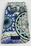 Vera Bradley Double Eye Case Sketched Medallion Cotton Retired Glasses Blue. Fixed Price $16.00.