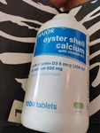 Major Oyster Shell Calcium W/vitamin D3 5MCG (200IU) 500MG 1000 Tabs New. Fixed Price $79.99.