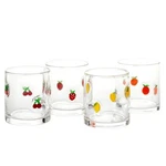 Costco Pandex Icon Glasses Set Of Fruit Tumblers 14OZ New In Box. Fixed Price $29.99.