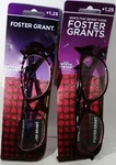 Foster Grant Crystal Vision Reader Eye Glasses Monica Mag Plastic Frame +1.25. Fixed Price $18.99.