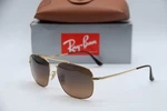 Ray-ban Rb 3560 Colonel 9104/43 Gold Authentic Frames Sunglasses 58-17. Fixed Price $203.15.