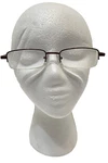 Foster Grant Eyeglasses CT0713 Bronze Metal Frame 52 19 141MM Half Rim. Fixed Price $15.07.