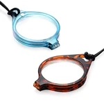 Teraise Reading Glasses Pendant Necklace Readers 3.0X, Brown Leopard+blue. Fixed Price $24.64.
