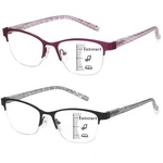 Missfive 2-PACK Women Progressive Multifocus Reading Glasses Blue Light No-line. Fixed Price $38.98.