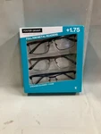 Design Optic By Fostergrant Full Metal Rim Reading Glasses +1.75 1504994. Fixed Price $14.95.