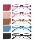 Reading Glasses For Women: 5 Pack Blue Light Blocking Readers Small Face,.... Fixed Price $21.82.