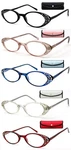 Women Rhinestone Small Oval Cat Eye Full Lens Reading Glasses Case +1.00 +4.00. Fixed Price $24.99.