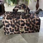 Better Beauty Travel Makeup Organizer Case Leopard Zip Pouches Joy Mangano Small. Fixed Price $14.00.