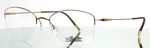 Silhouette 4551 75 6040 Brown Womens Rectangle Half Rim Eyeglasses 52-18-130. Fixed Price $154.99.