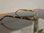 Fendi F1029R 51-17-135 Eyeglasses Cheetah Pattern Crystal Logo Frames Italy. Fixed Price $30.00.