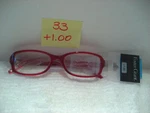 Foster Grant Fashion Readers Reading Glasses Pinkish Maroon- +1.00 -1 Pair New. Fixed Price $7.99.