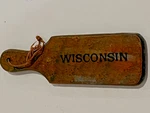 Vintage 1935 University Wisconsin Greek Fraternity Paddle Gamma Lambda. Fixed Price $19.00.